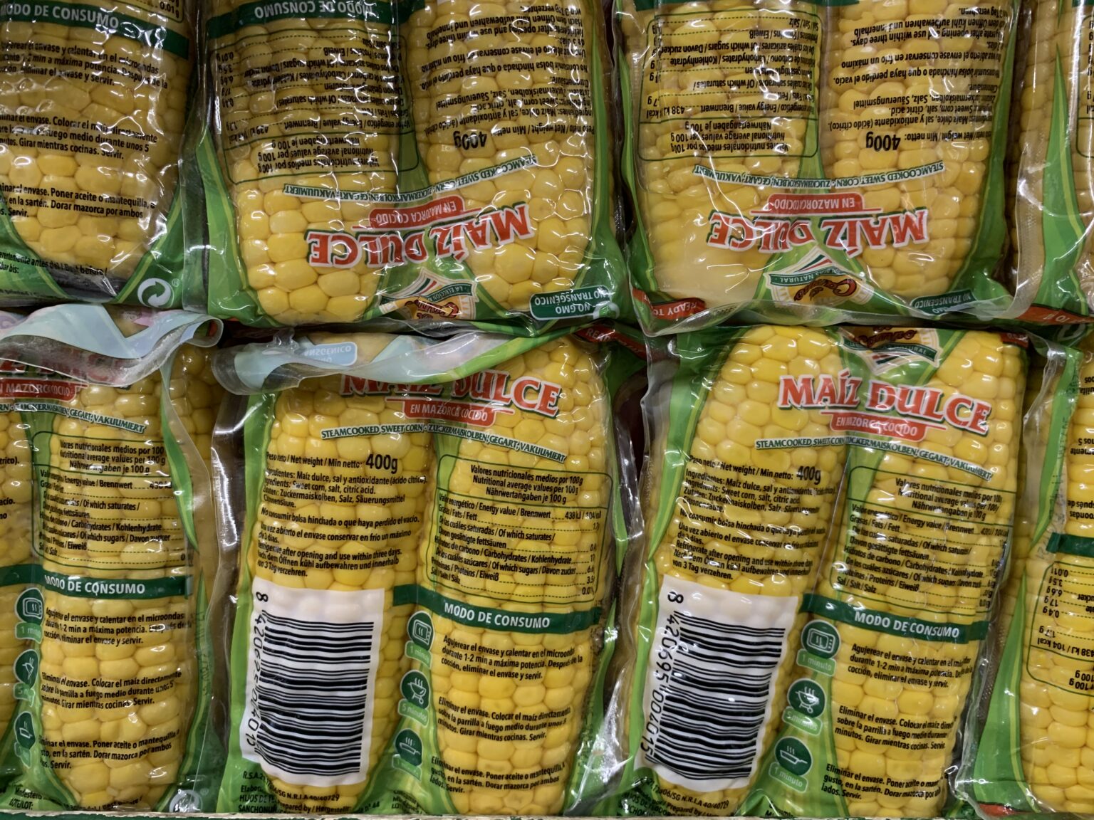 Corn On the Cob VacPack Jacksons Fruit & Veg